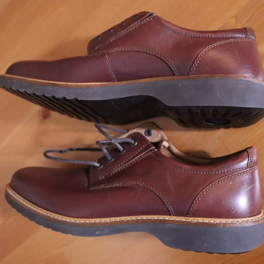 ECCO Ian Casual Tie Oxford Men’s Casual Shoes EU 44 US 10 Brown